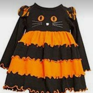 Bonnie Jean 6x girls Cat Halloween dress